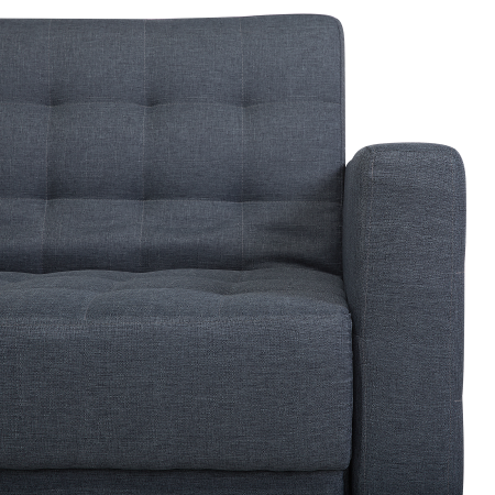 Canapea extensibilă cu 3 locuri ABERDEEN  Gri închis [7]