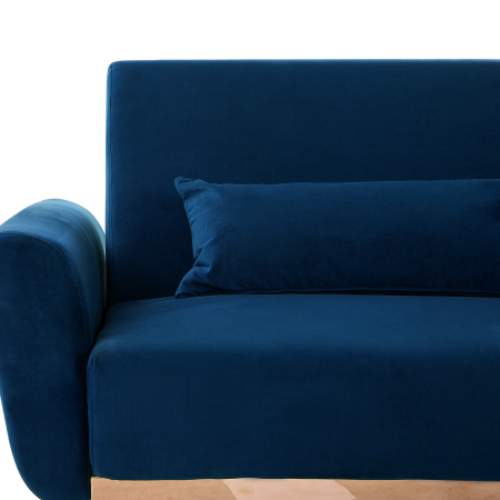 2-seater sofa with 3-seater EINA Velvet Navy Blue [6]