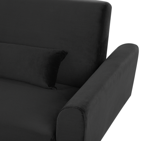 3-seater sofa bed EINA Black Velvet [8]