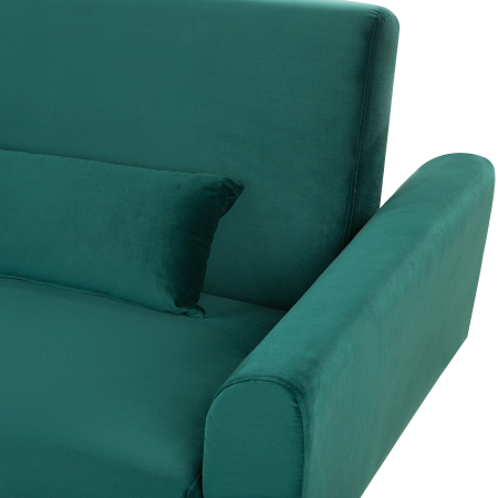 Canapea extensibilă cu 3 locuri EINA Catifea Verde smarald [8]