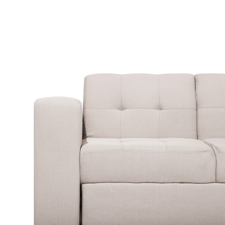 3-seater sofa FALSTER Beige with storage [8]