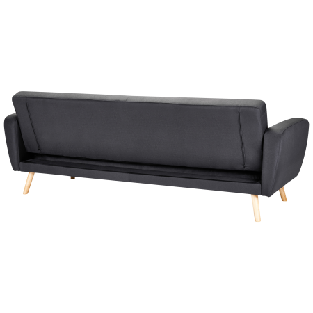 Canapea extensibilă cu 3 locuri FLORLI  Negru [6]