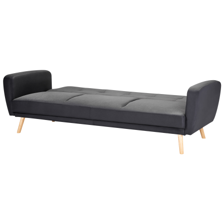 Canapea extensibilă cu 3 locuri FLORLI  Negru [5]