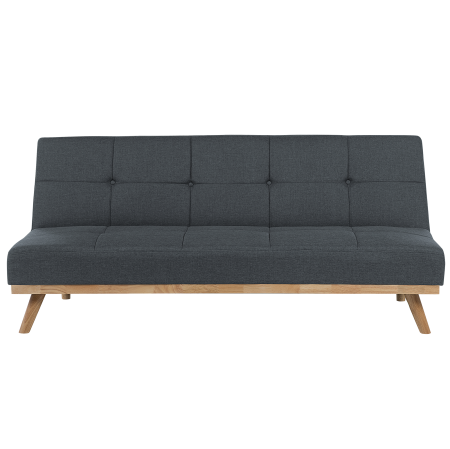 Canapea extensibilă cu 3 locuri FROYA  Gri închis [1]
