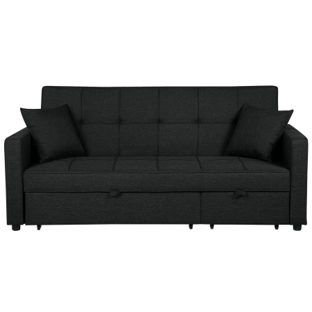 3-Seater Sofa Bed GLOMMA Black [1]
