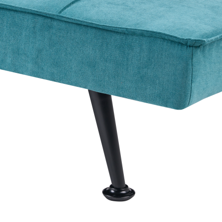 Canapea extensibilă cu 3 locuri HASLE  Albastru marin [8]