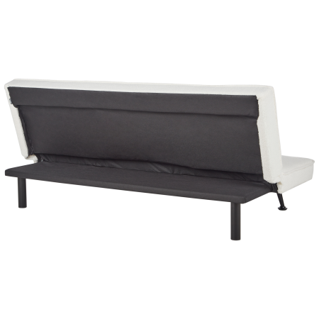 Canapea extensibilă cu 3 locuri HASLE Boucle Alb [6]