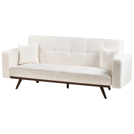 3-Seater Sofa HJULBY Boucle Off-White [4]