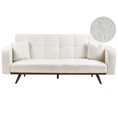 3-Seater Sofa HJULBY Boucle Off-White [1]