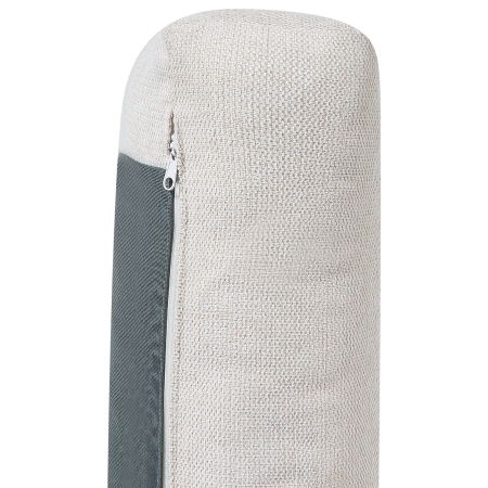 Canapea extensibilă cu 3 locuri KARILA  Bej deschis cu depozitare Dreapta [8]