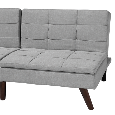 Canapea extensibilă cu 3 locuri RONNE  Gri deschis [5]