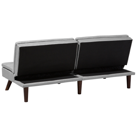 Canapea extensibilă cu 3 locuri RONNE  Gri deschis [4]