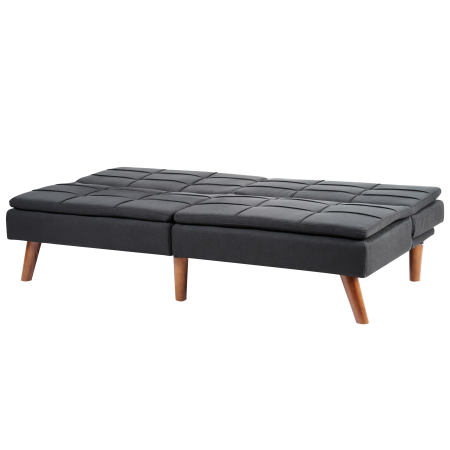 3-seater sofa with 3 seater RONNE Black [4]