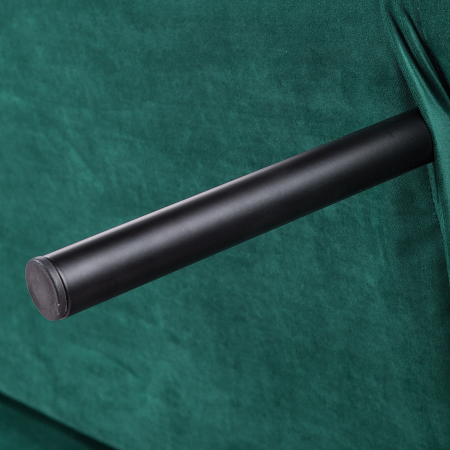 Canapea extensibilă cu 3 locuri SELNES Catifea Verde smarald [8]