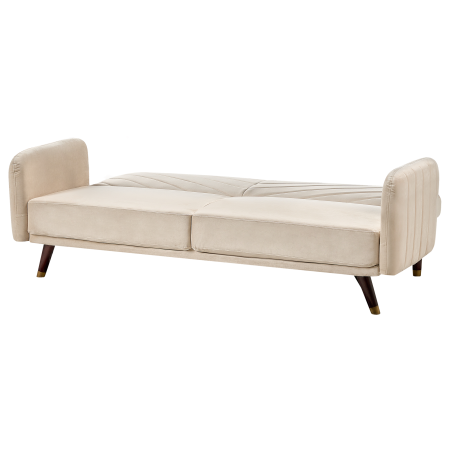 3-seater sofa bed SENJA Velvet Beige [5]