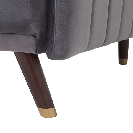 3-seater sofa SENJA Velvet Grey [7]