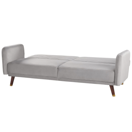 3-seater sofa SENJA Velvet Light Grey [5]