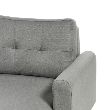 3-Seater Sofa Bed SIRO Grey with Storage Left [8]