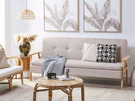 Canapea extensibilă - Canapea extensibilă cu 3 locuri TJORN  Bej