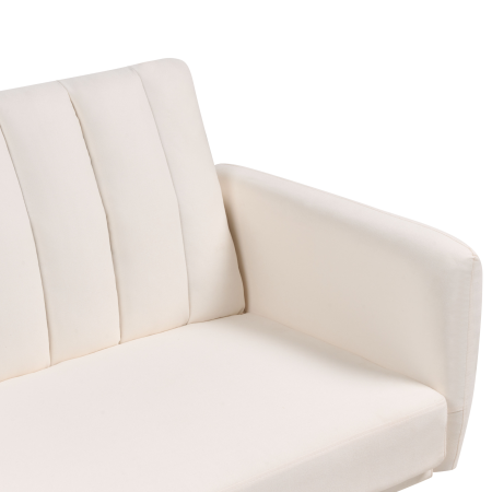 Canapea extensibilă cu 3 locuri VIMMERBY  Bej deschis [8]