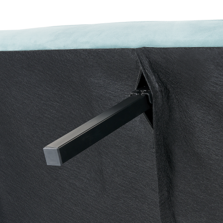 Canapea extensibilă cu 3 locuri VIMMERBY Catifea Albastru deschis [8]