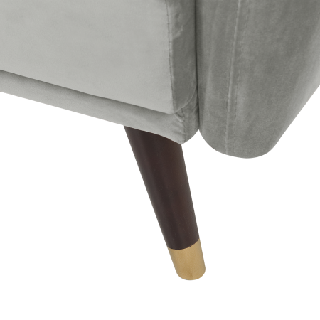 Canapea extensibilă cu 3 locuri VIMMERBY Catifea Gri deschis [8]