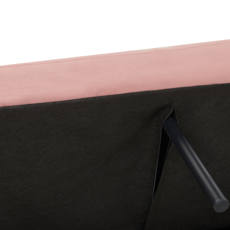 Canapea extensibilă cu 3 locuri VIMMERBY Catifea Roz [7]