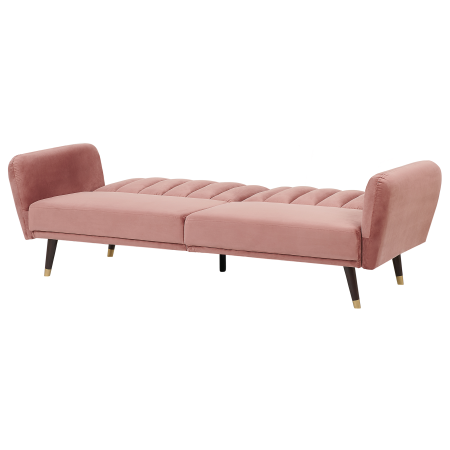 Canapea extensibilă cu 3 locuri VIMMERBY Catifea Roz [4]