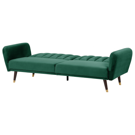 Canapea extensibilă cu 3 locuri VIMMERBY Catifea Verde smarald [4]