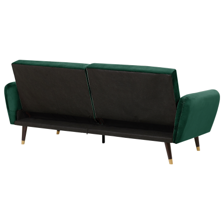 Canapea extensibilă cu 3 locuri VIMMERBY Catifea Verde smarald [5]