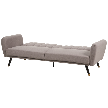 Canapea extensibilă cu 3 locuri VIMMERBY  Maro deschis [4]