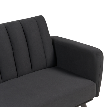 Canapea extensibilă cu 3 locuri VIMMERBY  Negru [8]