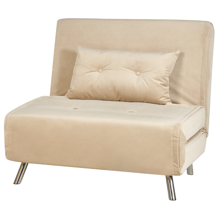 Single Sofa FARRIS Sand Velvet [4]