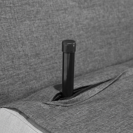 Canapea extensibilă single FARRIS  Gri închis [7]