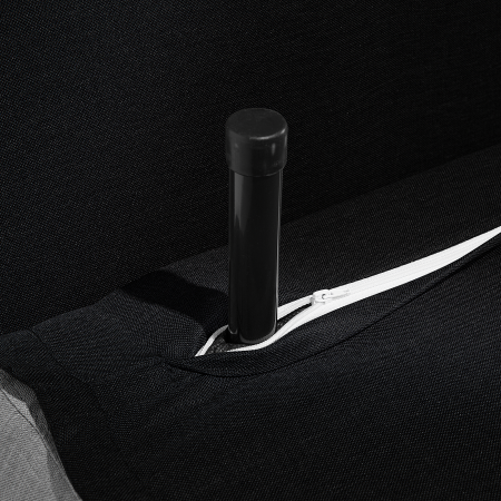 Canapea extensibilă single FARRIS  Negru [8]