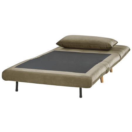 Canapea extensibilă single SETTEN Catifea Verde măsliniu [4]