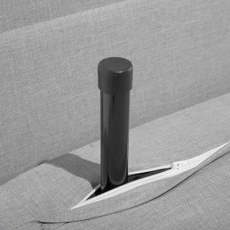 Canapea extensibilă single SETTEN  Gri deschis [6]