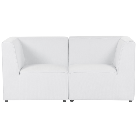 LEMVIG 2-seater modular sofa Off-white velour [3]