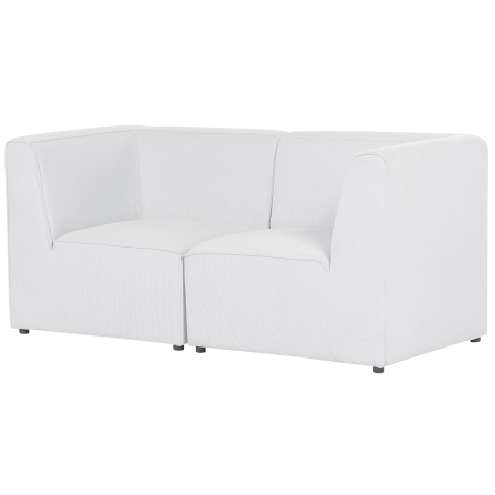 LEMVIG 2-seater modular sofa Off-white velour [4]