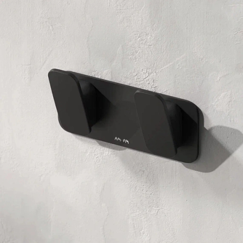 Cârlig dublu pentru prosoape Inspire 2.0, negru mat [2]