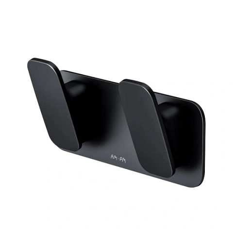 Accesorii - Cârlig dublu pentru prosoape Inspire 2.0, negru mat