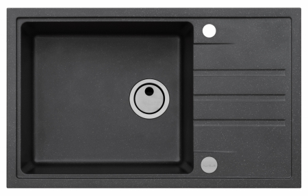 INTERMEZZO - Composite sink Intermezzo 130 black