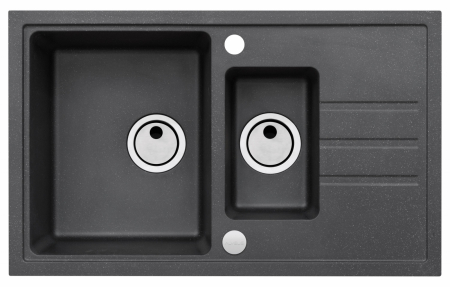 INTERMEZZO - Intermezzo 70 composite sink black