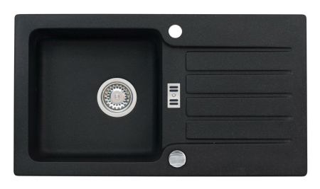 Recomandate - Niagara 30 black composite sink