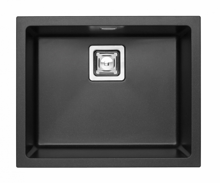 QUADRIX COMPOZIT - Composite sink Formic 30 Black