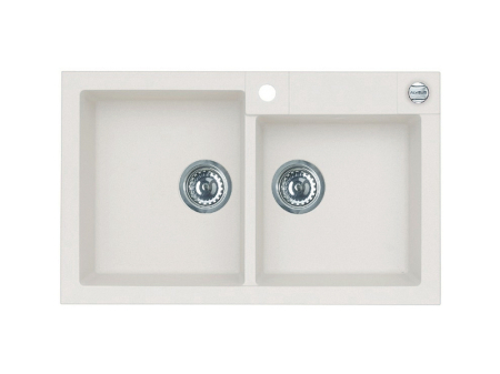 Recomandate - Rock 90 white composite sink