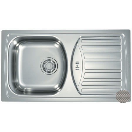BASIC - Stainless steel sink Basic 150 satin left