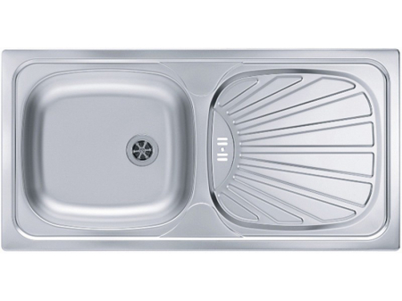 BASIC - Stainless steel sink Basic 80 satin left
