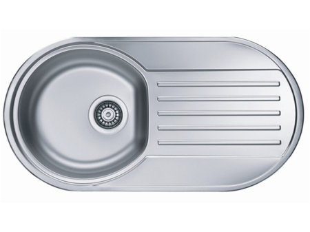 FORM - Stainless steel sink Form 40 leinen right