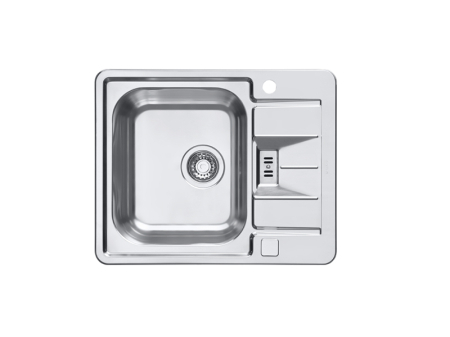 LINE MAXIM - Chiuveta inox Line 60 Maxim satin